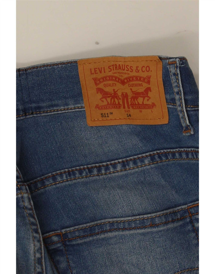 Джинсы Levi's Boys 511 Slim 13-14 лет W28 L27 Синие