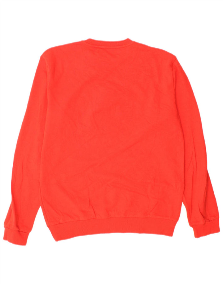 RIFLE Boys Graphic Sweatshirt Jumper 13-14 Years Red Cotton