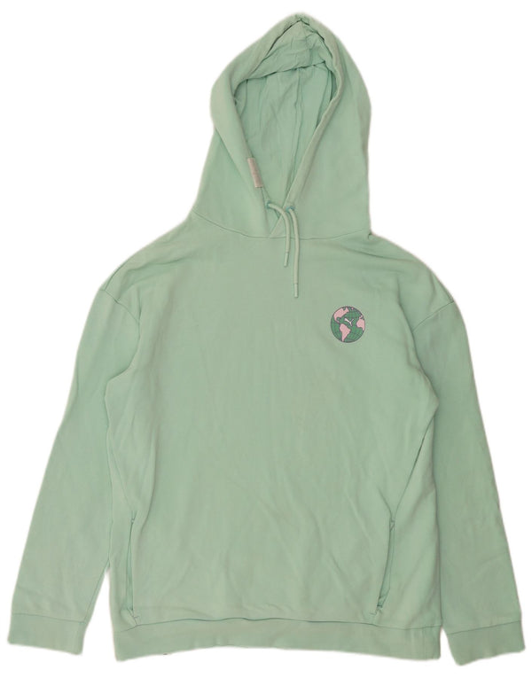 Мужской джемпер свободного кроя с капюшоном Puma XS, зеленый хлопок