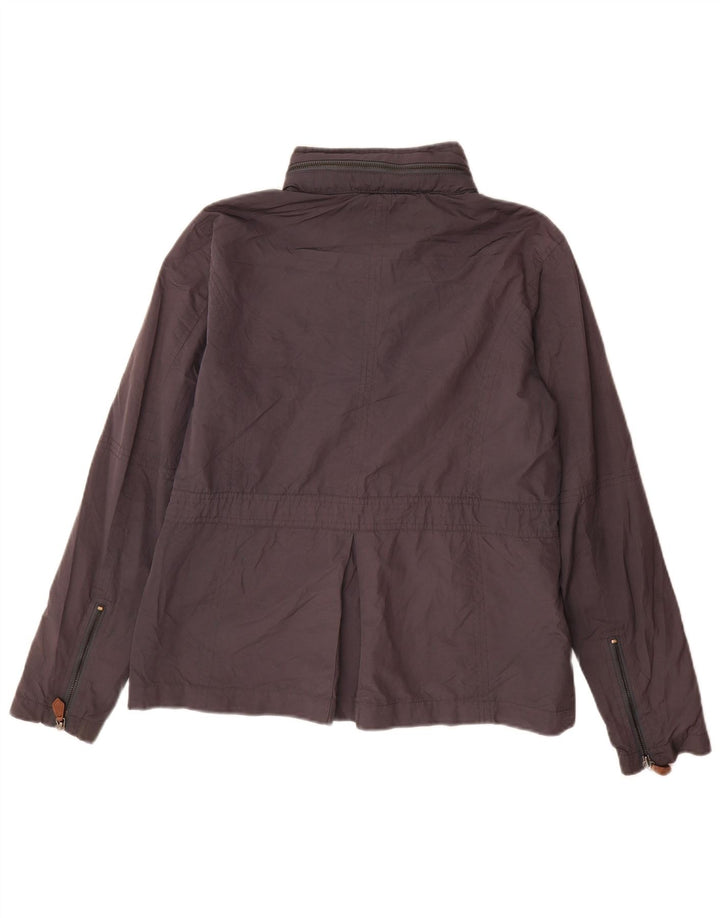 Женская куртка Massimo Dutti UK 16, большой серый полиэстер