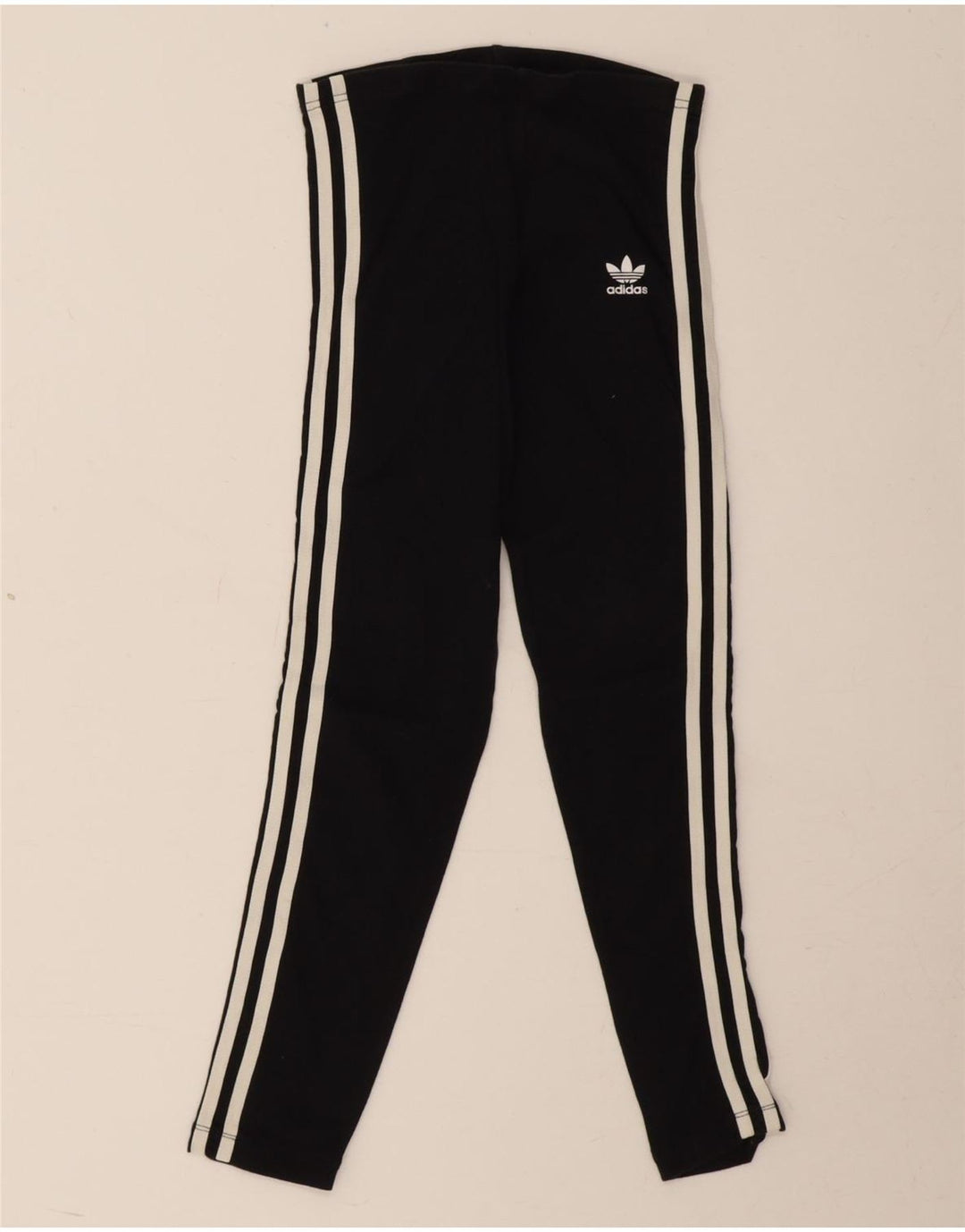 Леггинсы Adidas для девочек 11-12 лет, средние, черные, хлопковые