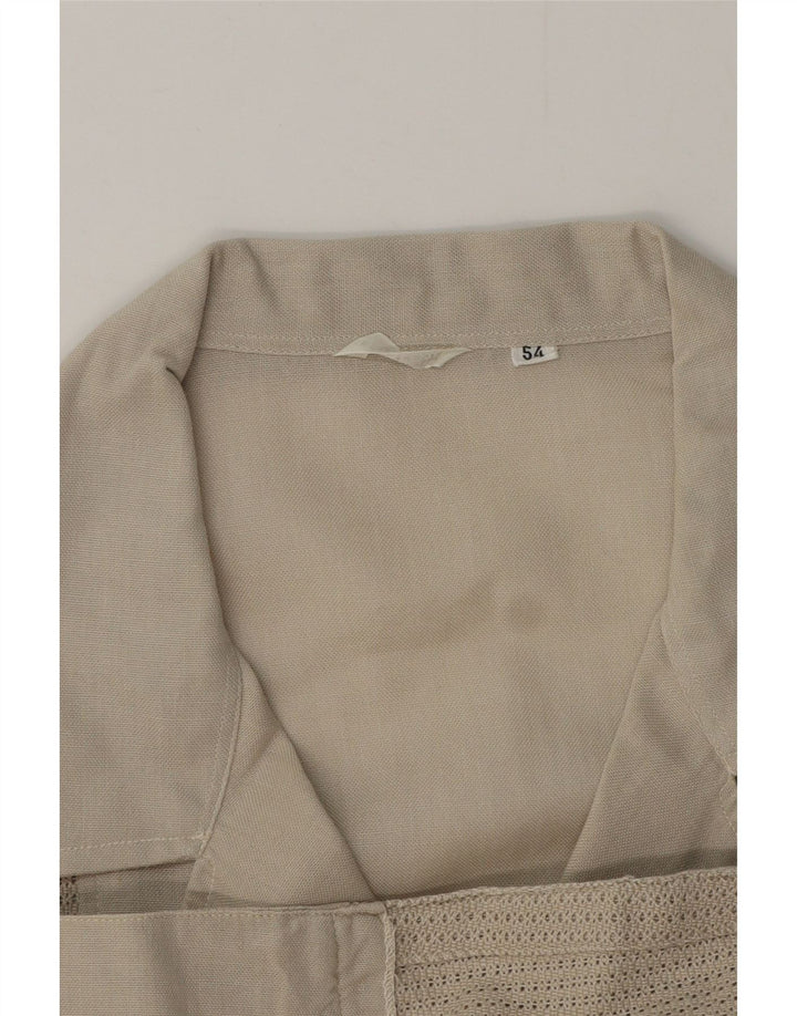 Винтажная мужская рубашка-рубашка IT 54 XL зеленая