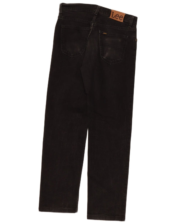 Мужские прямые джинсы Lee Brooklyn W33 L31, черный хлопок