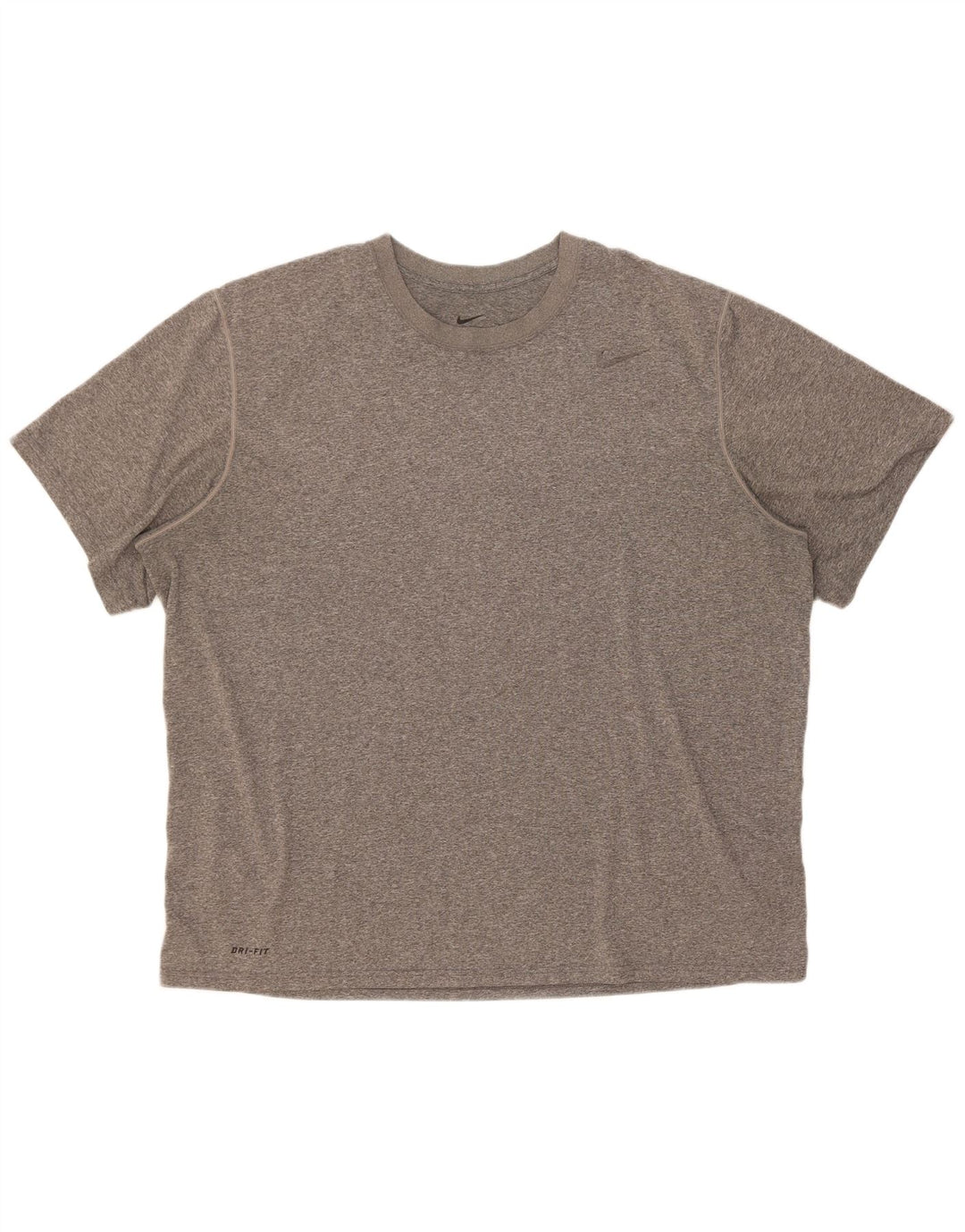 Мужская футболка Nike Dri Fit 2XL, серый полиэстер с крапинками