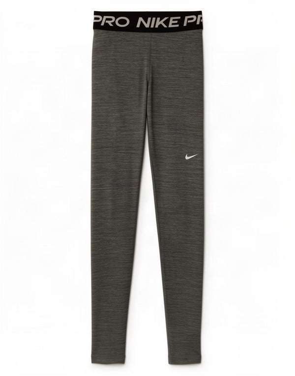 Женские леггинсы с рисунком Nike Dri Fit UK 4 XS, серые, полиэстер с цветными блоками