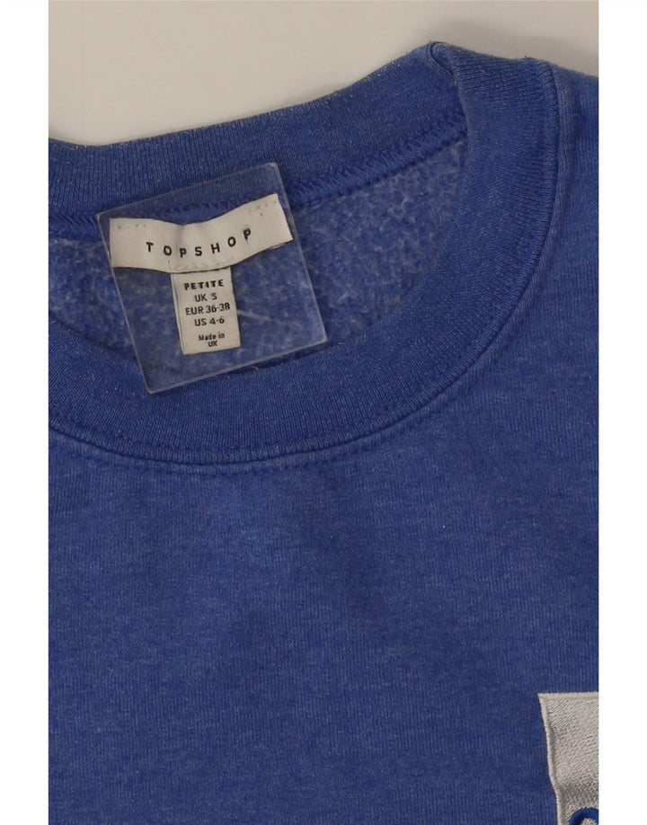 TOPSHOP Мужской свитер для миниатюрных, маленький синий джемпер