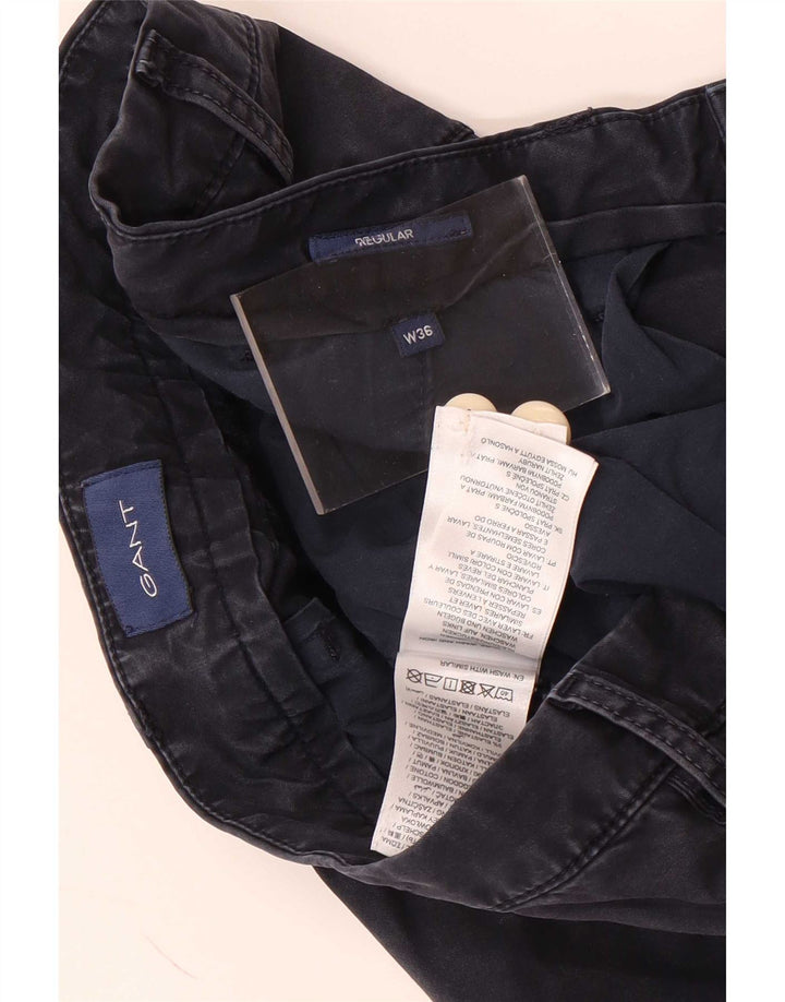Мужские шорты чинос Gant W36, большие темно-синие, хлопок
