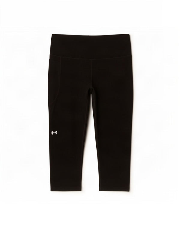 Женские леггинсы-капри Under Armour Heat Gear UK 18 XL, черный полиэстер
