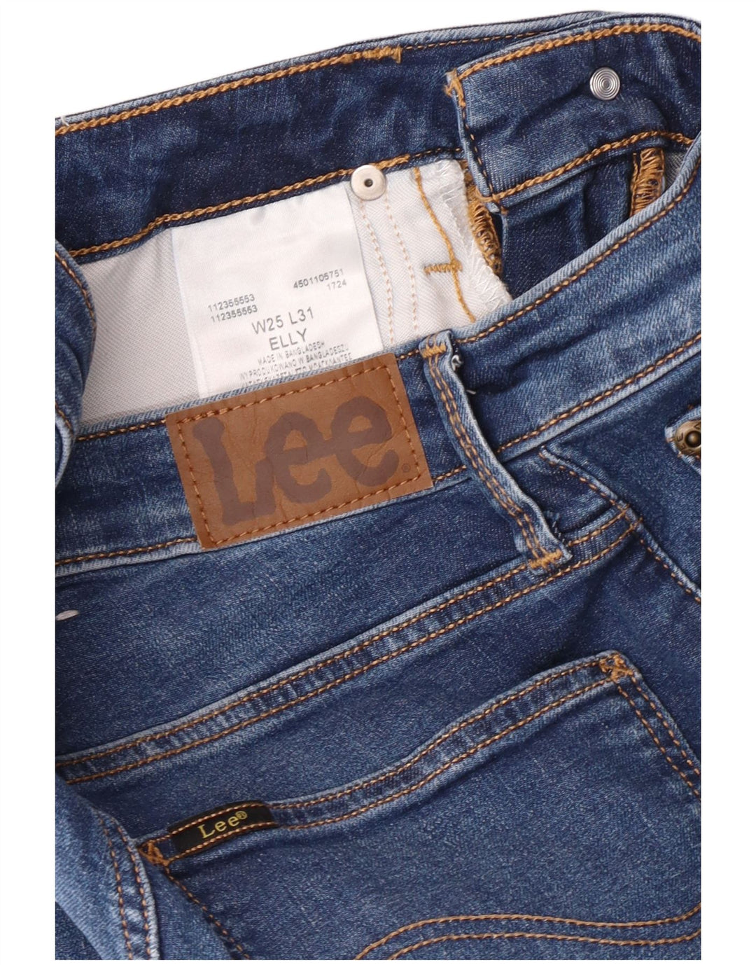 Женские узкие джинсы Lee Elly W25 L28, синий хлопок