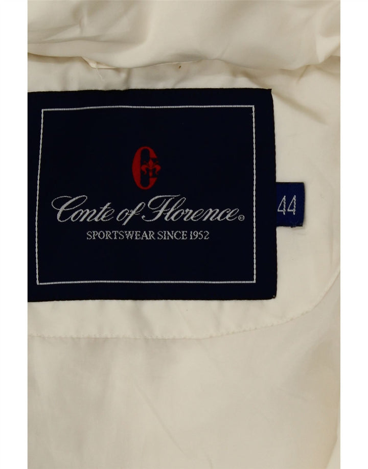 Женское пуховое пальто с капюшоном Conte of Florence IT 44 Medium Off White