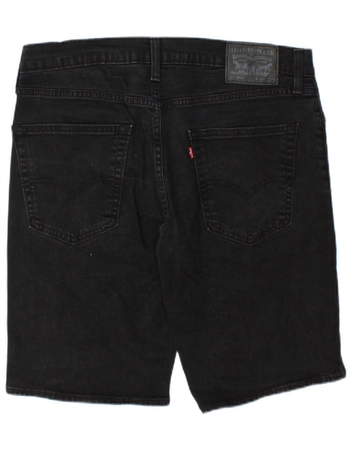Мужские джинсовые шорты Levi's 502 W36, большие черные, хлопок