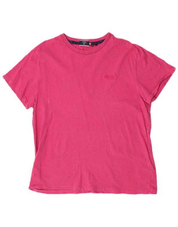 Мужская футболка Superdry Top 2XL, розовый хлопок