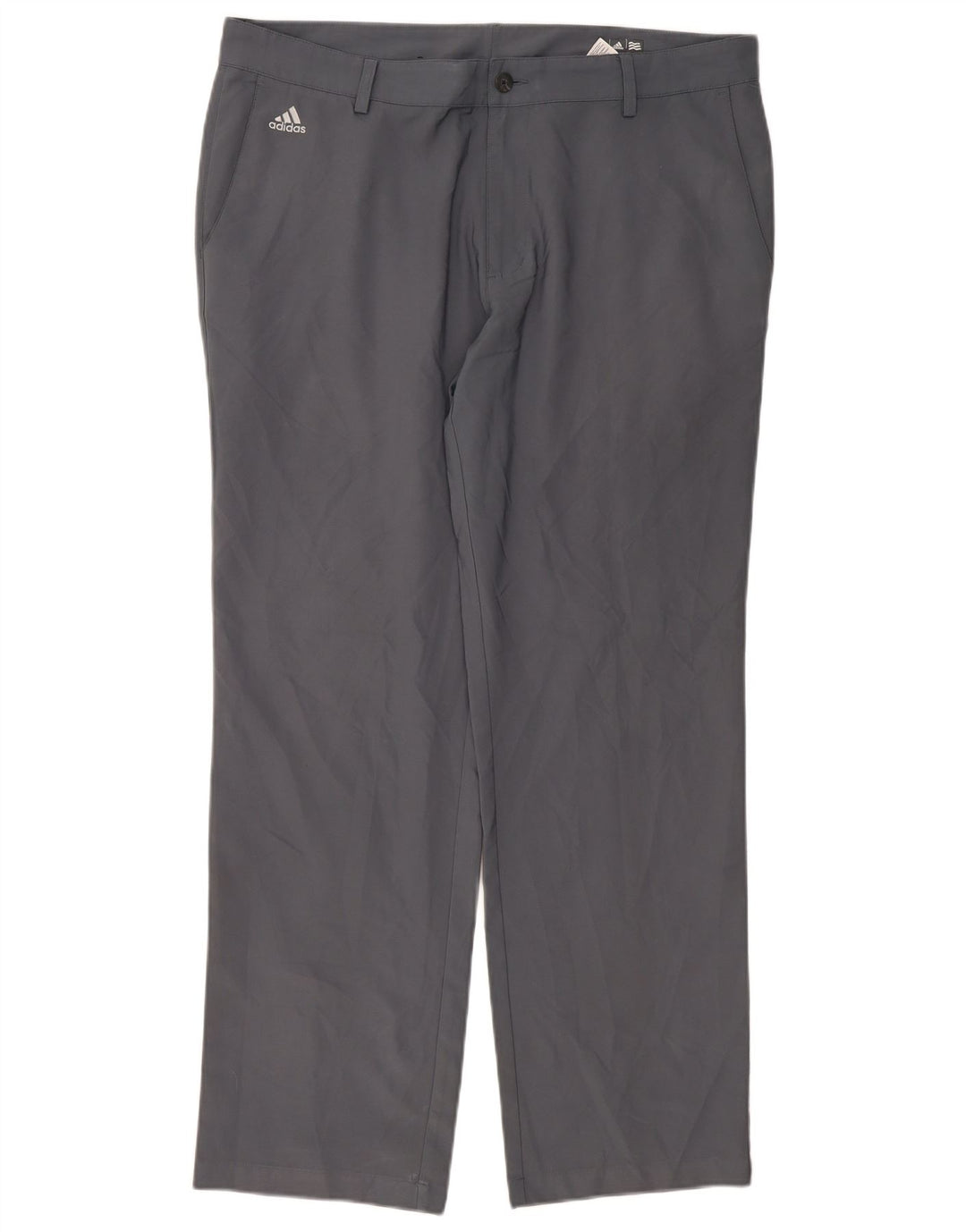 Мужские прямые брюки чинос Adidas Climalite W38 L32, серый полиэстер