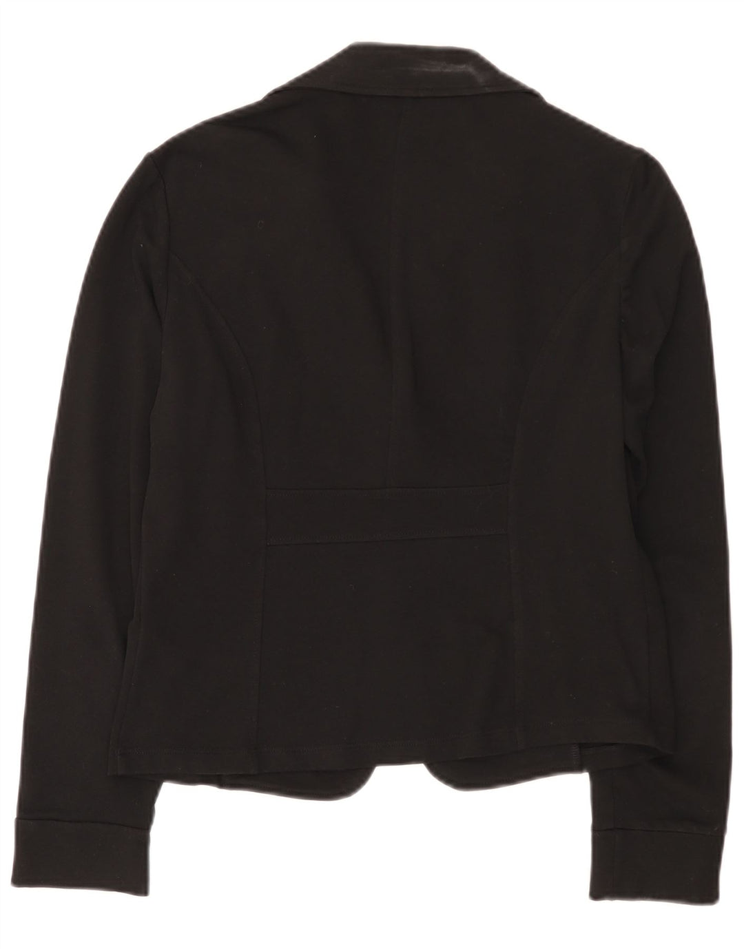 Женский пиджак Liu Jo на 1 пуговице, Великобритания, 18 XL, черный хлопок