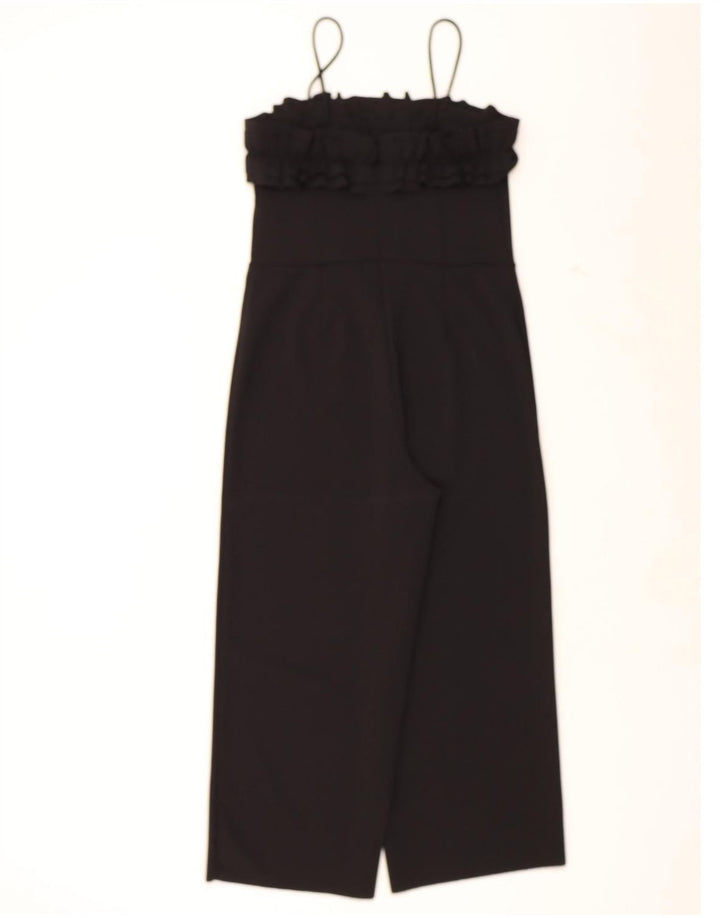 ZARA Womens Sleeveless Jumpsuit UK 14 Medium  Black Vintage Zara and Second-Hand Zara from Messina Hembry 