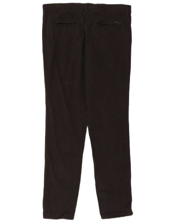 Мужские брюки-чиносы Jack & Jones W34 L32, черные, хлопковые