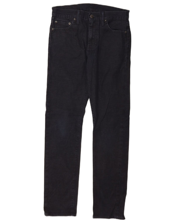 Мужские узкие джинсы Levi's W30 L32, темно-синий хлопок