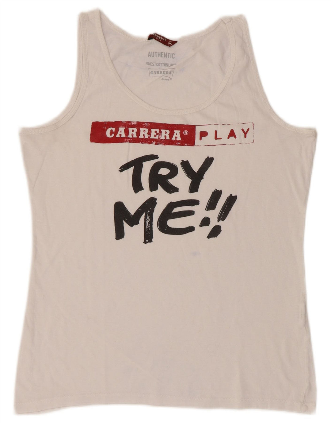 CARRERA Женский жилет с рисунком UK 12 Средний Белый