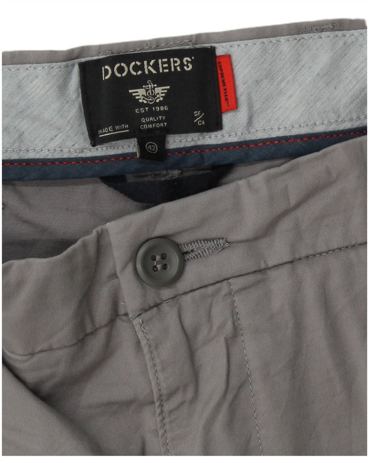 Мужские шорты чинос DOCKERS W42 2XL Серые, хлопок