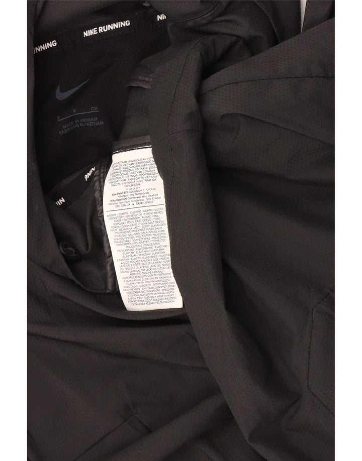 Мужская спортивная куртка с капюшоном Nike, маленький черный полиэстер