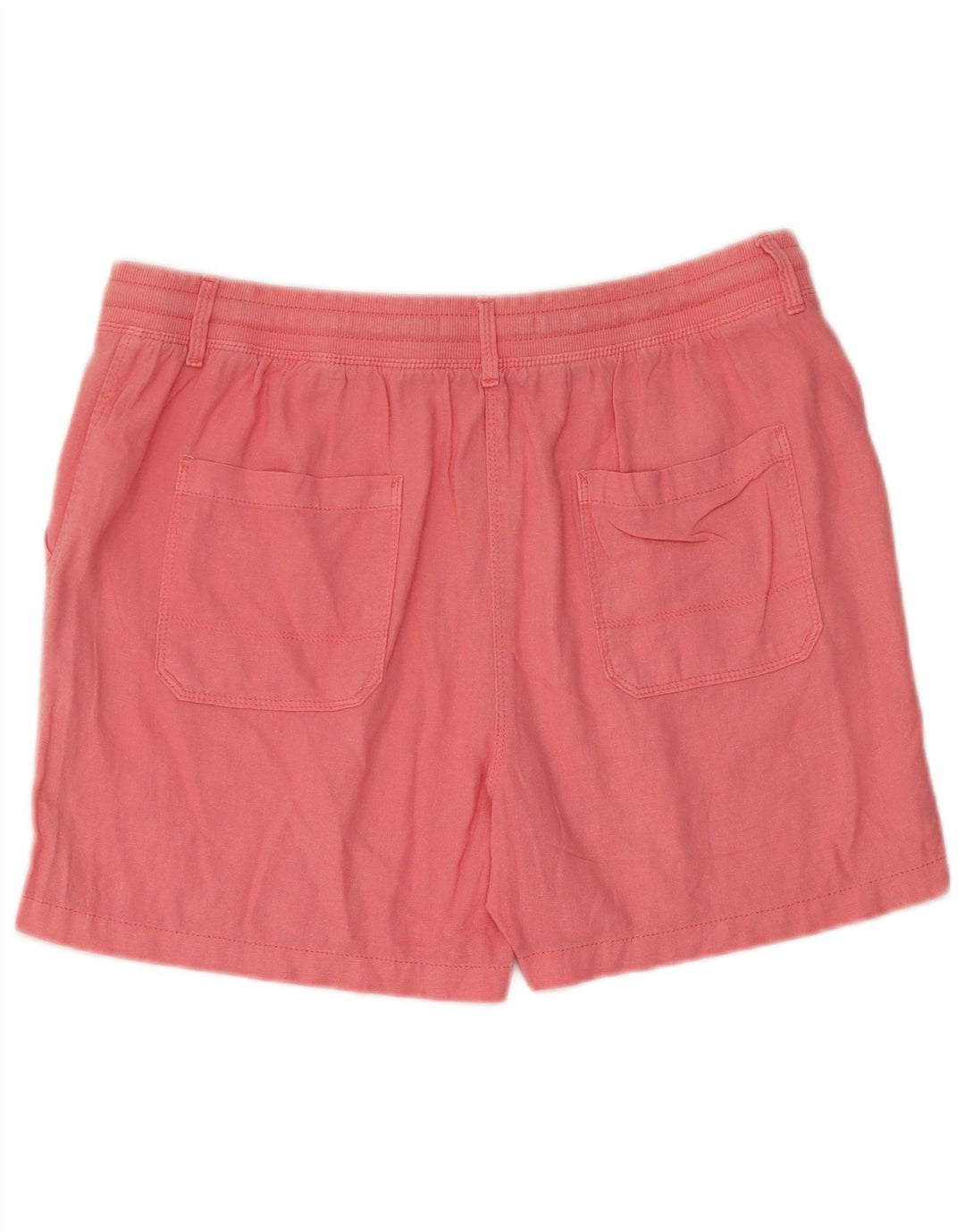 Женские шорты Marks & Spencer UK 14, большие, W34, розовые льняные