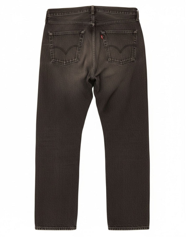 Мужские прямые джинсы Levi's 501 W34 L30 серые, хлопок