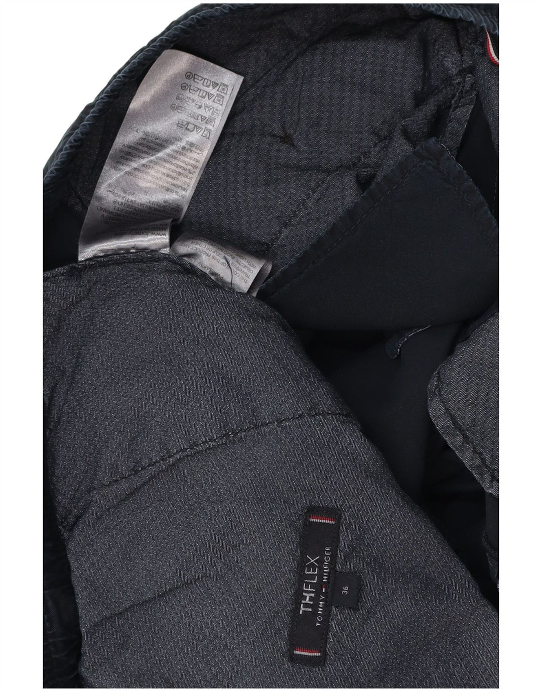 TOMMY HILFIGER Мужские шорты чинос W36, большие темно-синие, хлопок