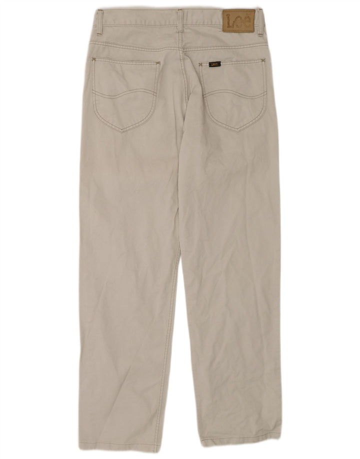Джинсы Lee Mens Chicago Straight W34 L30, белый хлопок