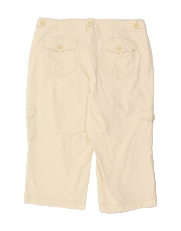 DOCKERS Womens Regular Fit Capri Trousers US 12 Large W32 L17  Beige Vintage Dockers and Second-Hand Dockers from Messina Hembry 