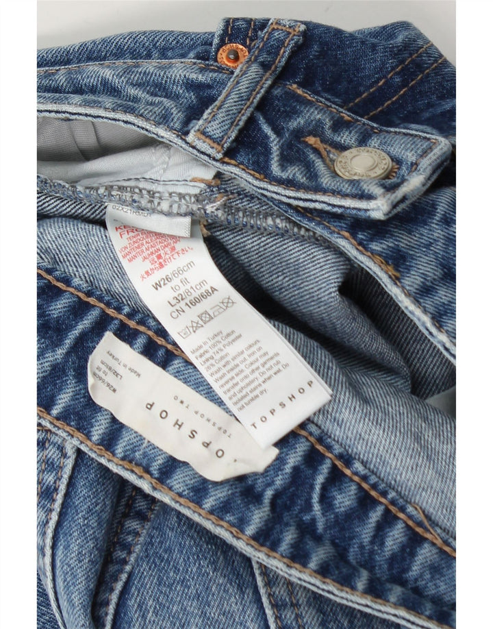 TOPSHOP Женские джинсы Bootcut W26 L32 Синие, хлопок