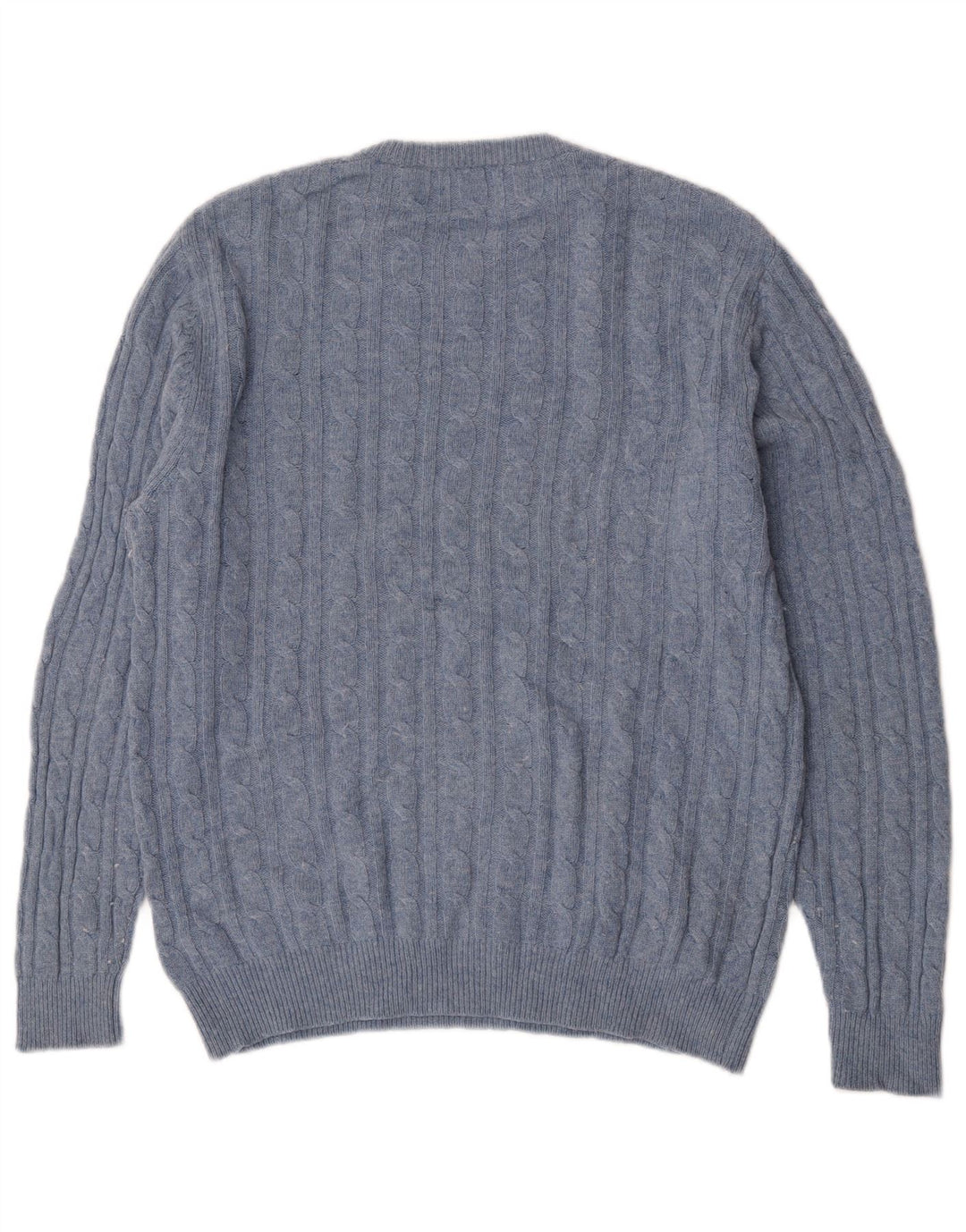 Мужской джемпер с круглым вырезом Jack Wills The Marlow, большой синий шерстяной свитер