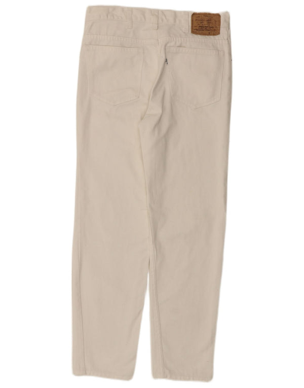 Женские зауженные джинсы Levi's 630 W33 L27 Off White