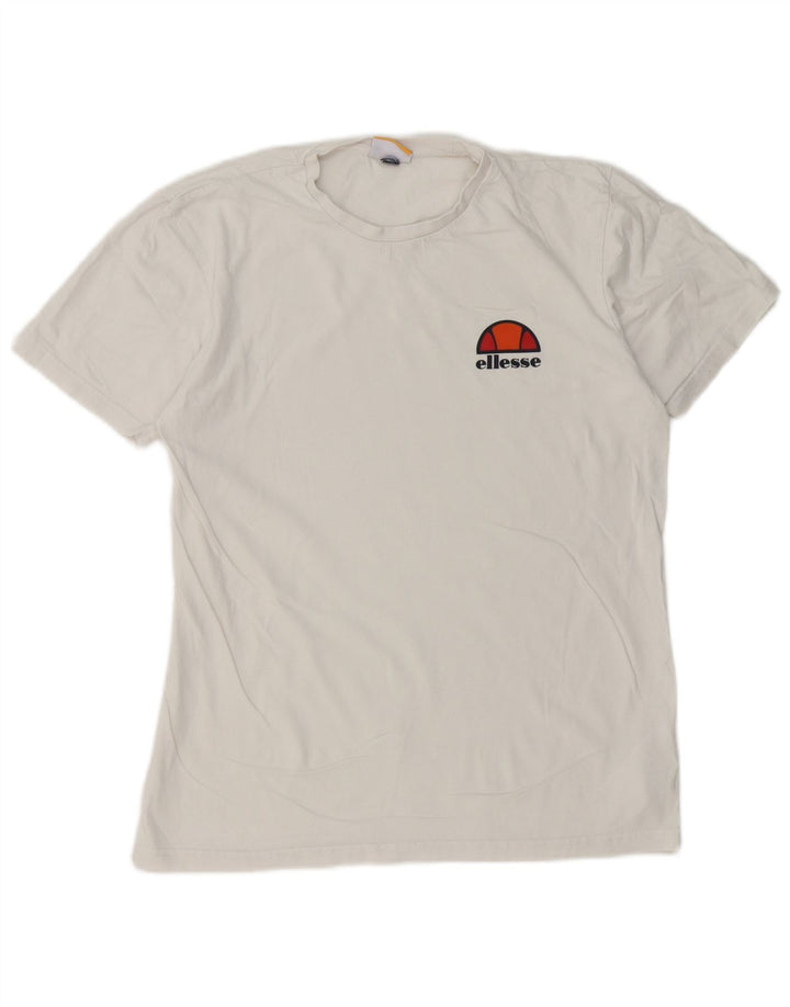 Мужская футболка Ellesse, маленький белый хлопок