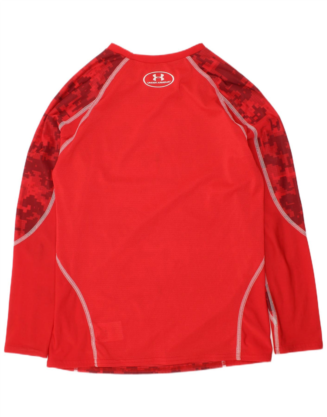 Футболка с рисунком Under Armour для мальчиков Heat Gear с длинными рукавами, 13–14 лет, размер XL, красный
