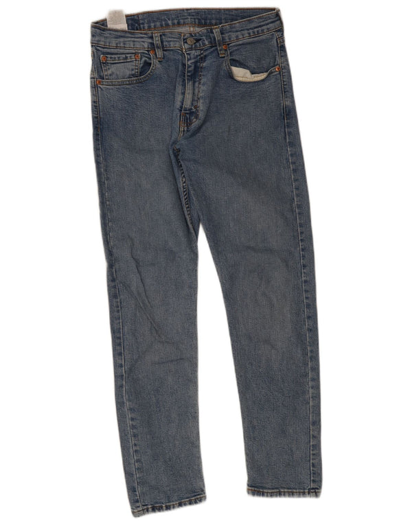 Мужские зауженные зауженные джинсы Levi's 512 W32 L32 синие, хлопок
