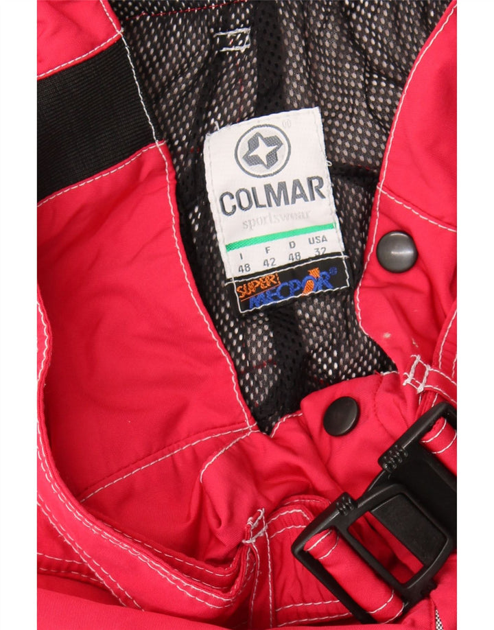 Женские лыжные брюки Colmar IT 48 XL Красные цветные блоки