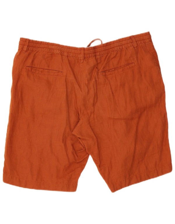 Мужские шорты чинос Benetton IT 56 3XL W44 Коричневые льняные