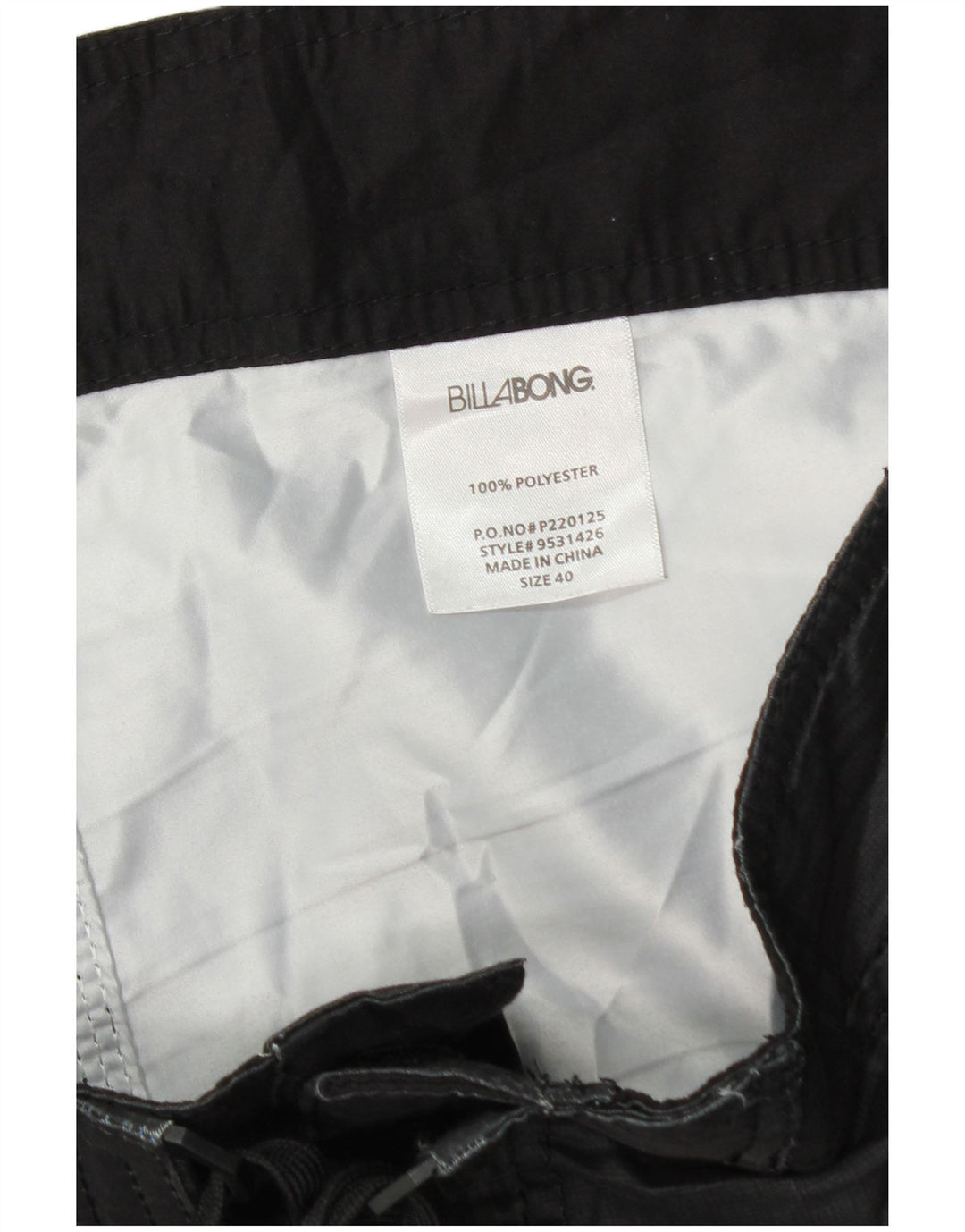Мужские шорты для плавания Billabong XL, черный полиэстер в клетку