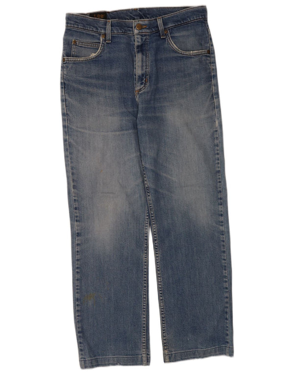 Мужские прямые джинсы Lee W30 L28, синий хлопок