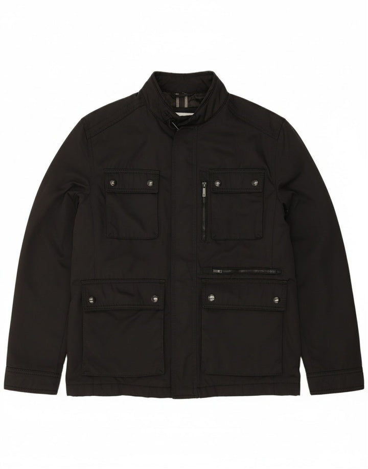 ZARA Mens Utility Jacket UK 40 Large Black