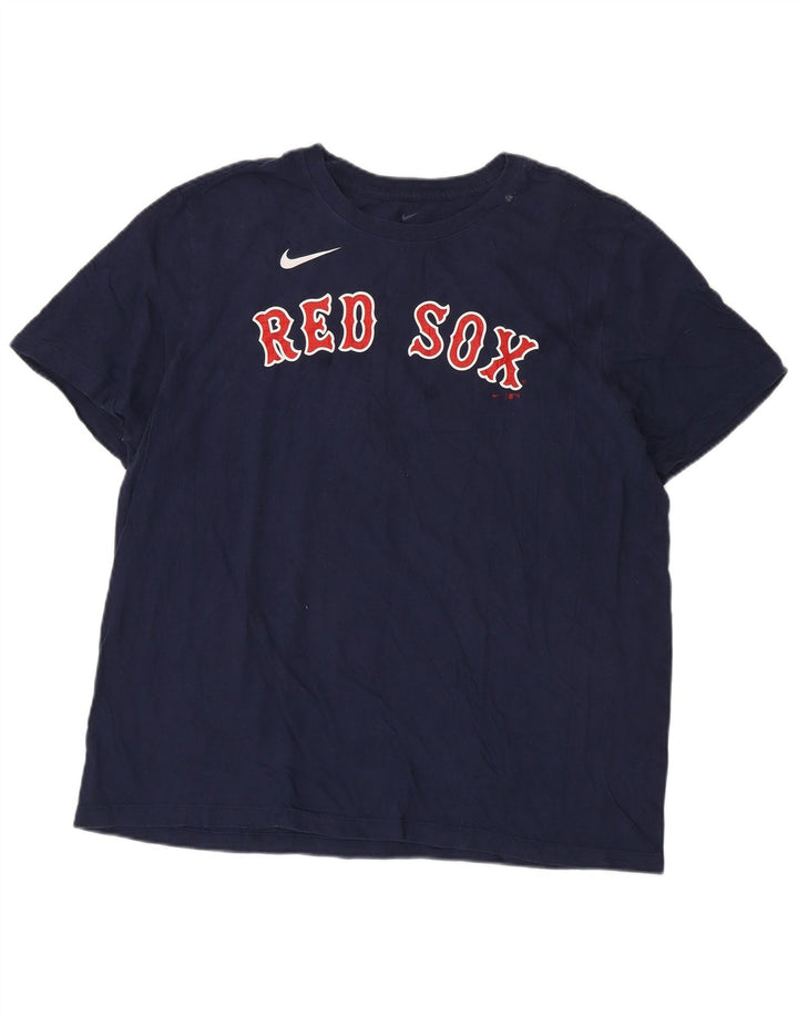 Мужская футболка Nike Red Sox с графикой, топ XL, темно-синий