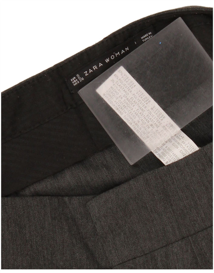 Женские капри-шаровары Zara, маленькие W26 L20, серые, вискоза