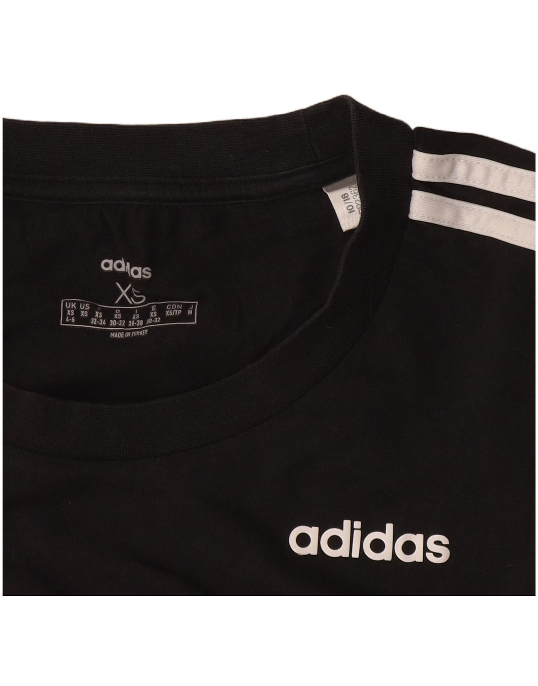 Женская футболка Adidas Top UK 4/6 XS Черная