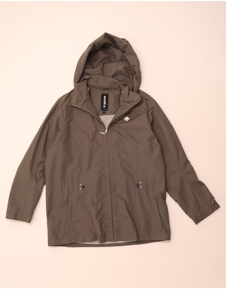 Женская дождевик с капюшоном BRUGI UK 18 XL Серый Полиамид