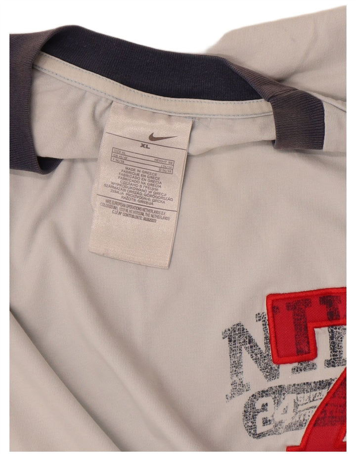 Мужская футболка с рисунком Nike Top XL, белый хлопок