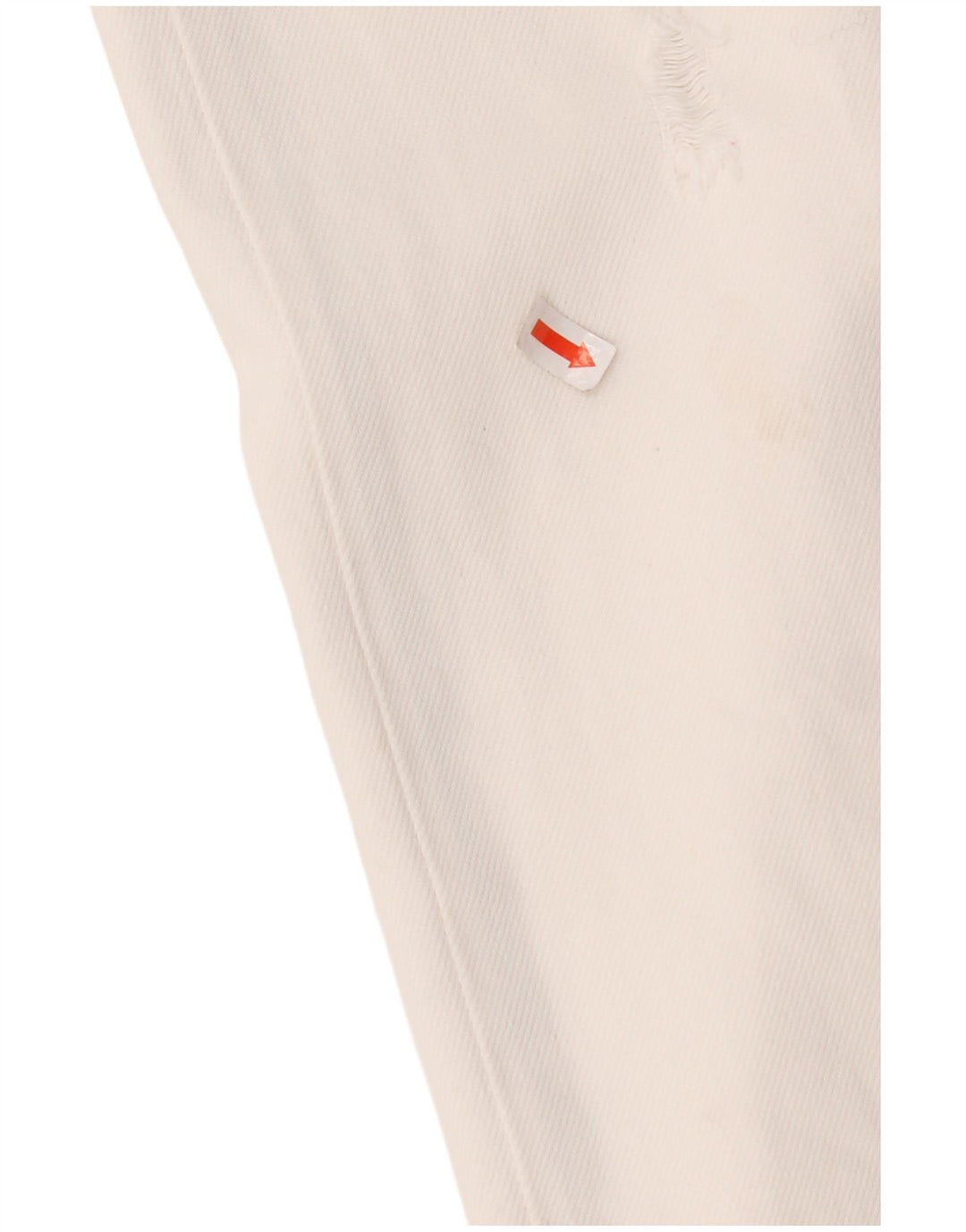 TOMMY HILFIGER Женские потертые прямые джинсы W29 L28 Белый хлопок