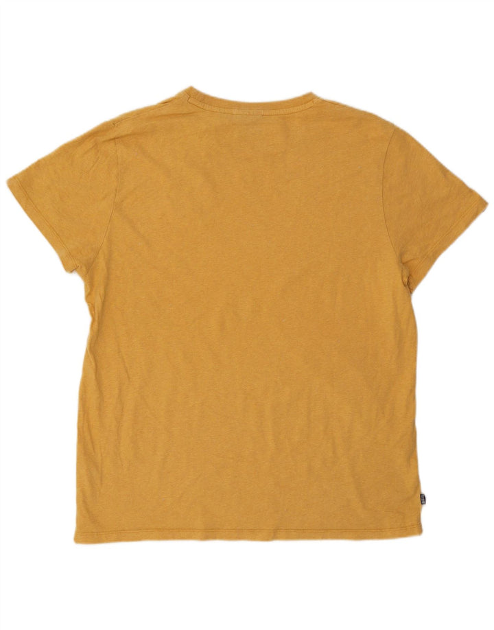Мужская футболка Superdry Top 3XL, желтый хлопок
