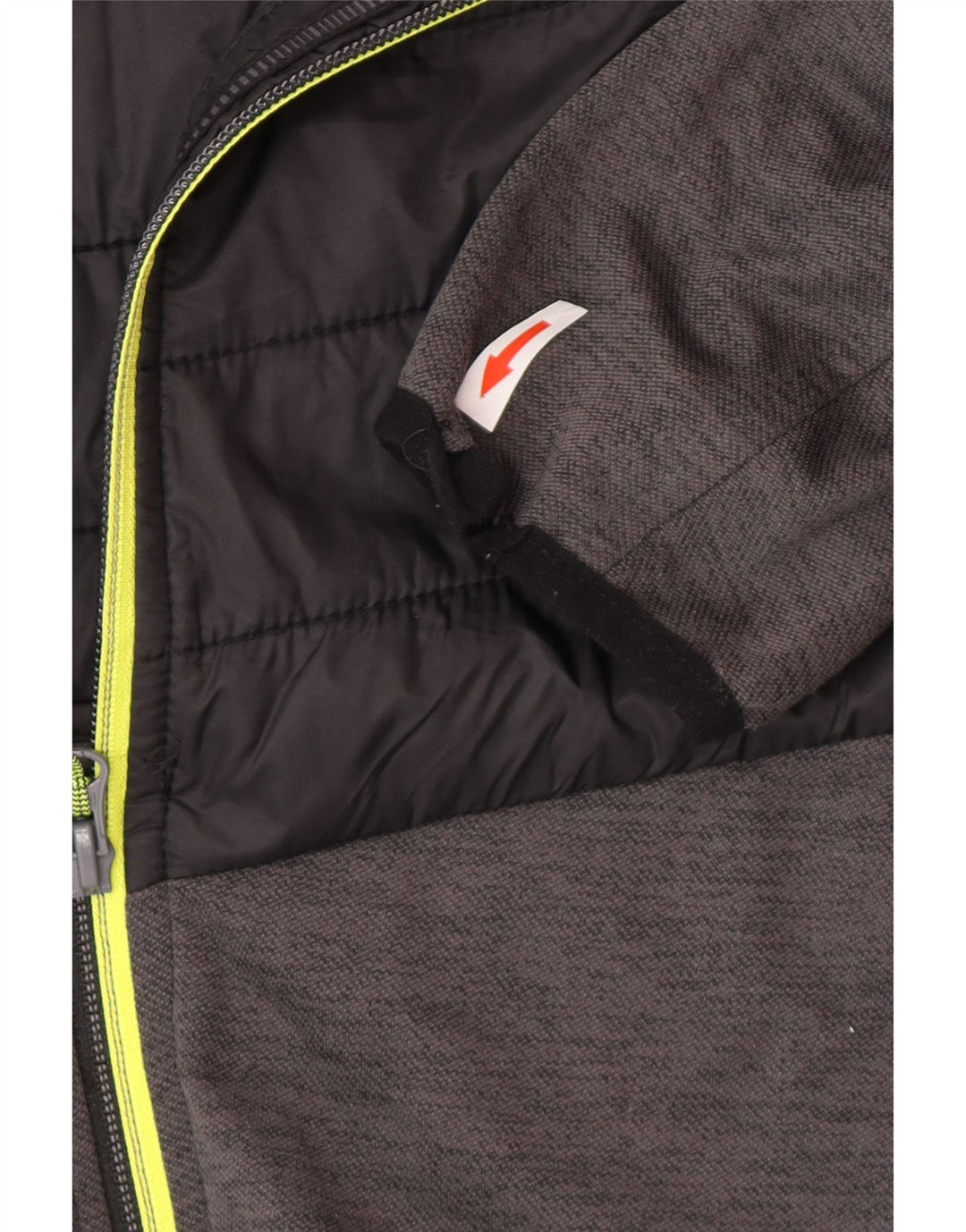 McKinley Мужской спортивный костюм с капюшоном, верхняя куртка UK 38, маленький серый с цветными блоками