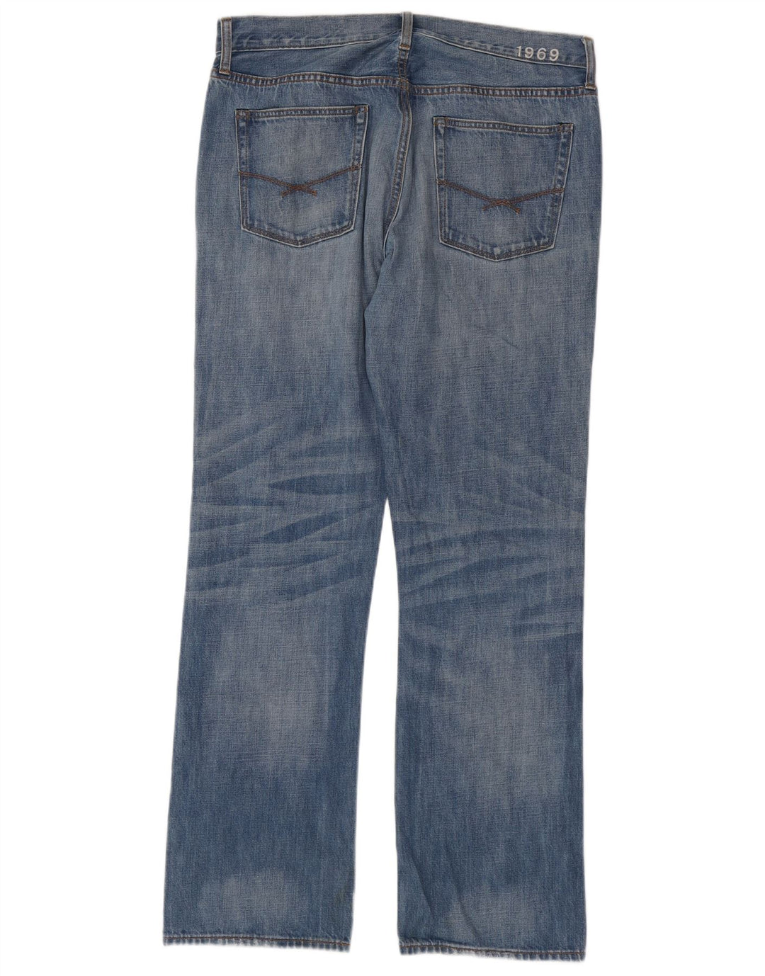 Мужские джинсы Bootcut Gap W34 L34 синие, хлопок