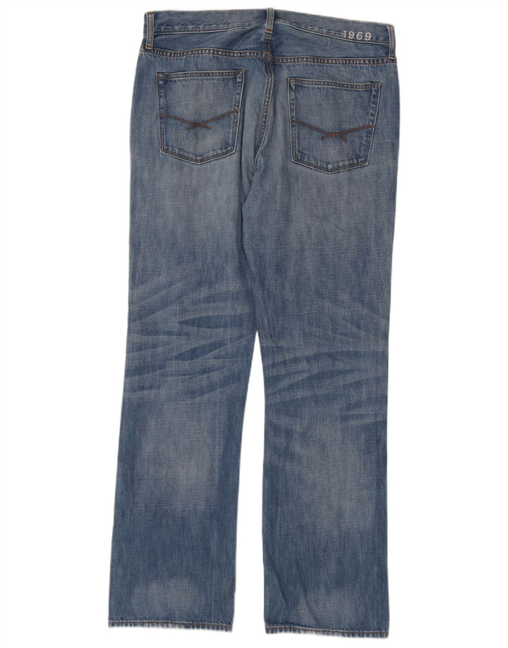Мужские джинсы Bootcut Gap W34 L34 синие, хлопок